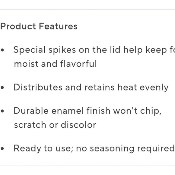 Staub Cast Iron 7QT Round Dutch Oven- White Truffle - Picture 7 of 14